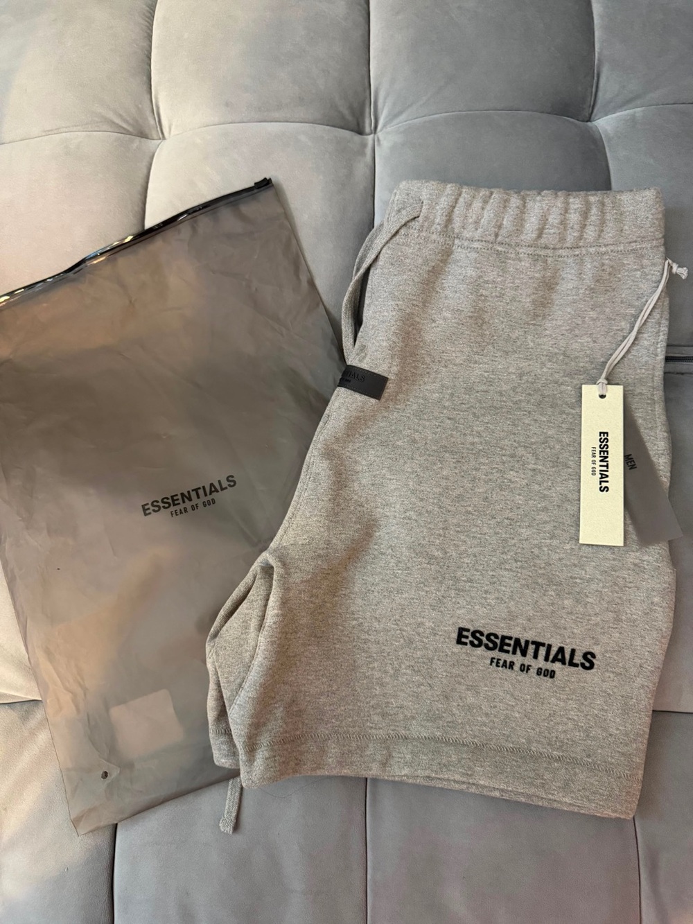 Essentials Dark Oatmeal Shorts - Essentials Fear Of God